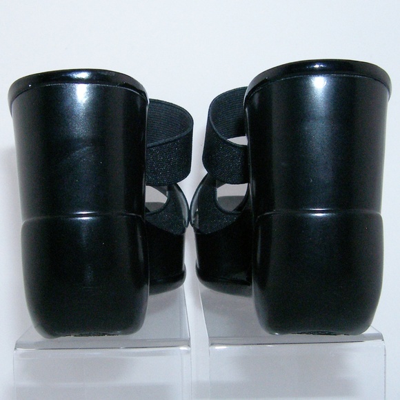 Calvin Klein 'Yathy' black platform wedges 8M - Picture 6 of 8